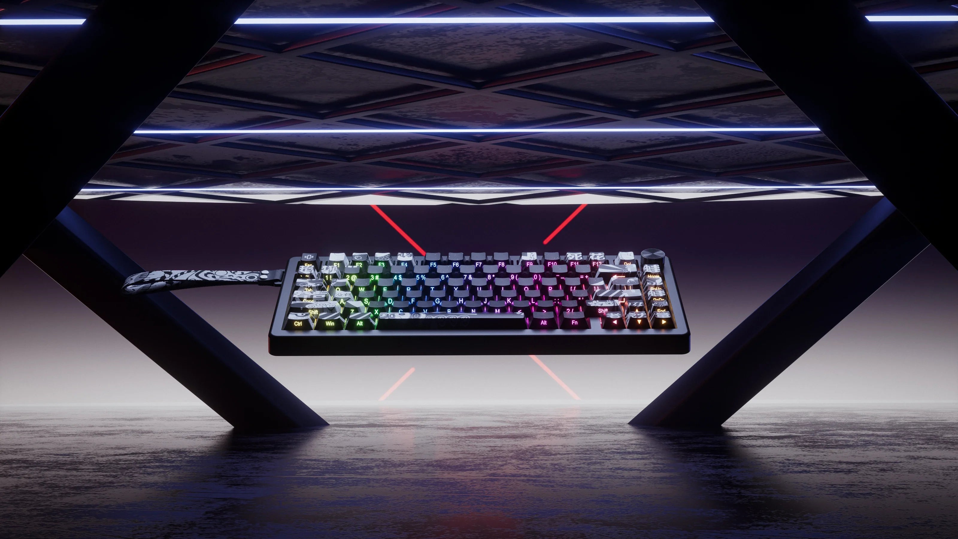 QwertyKey75 HE Momo – Tastatură Gaming Magnetică Hall Effect, Rapid Trigger, Snap Tap, Full RGB QwertyKey
