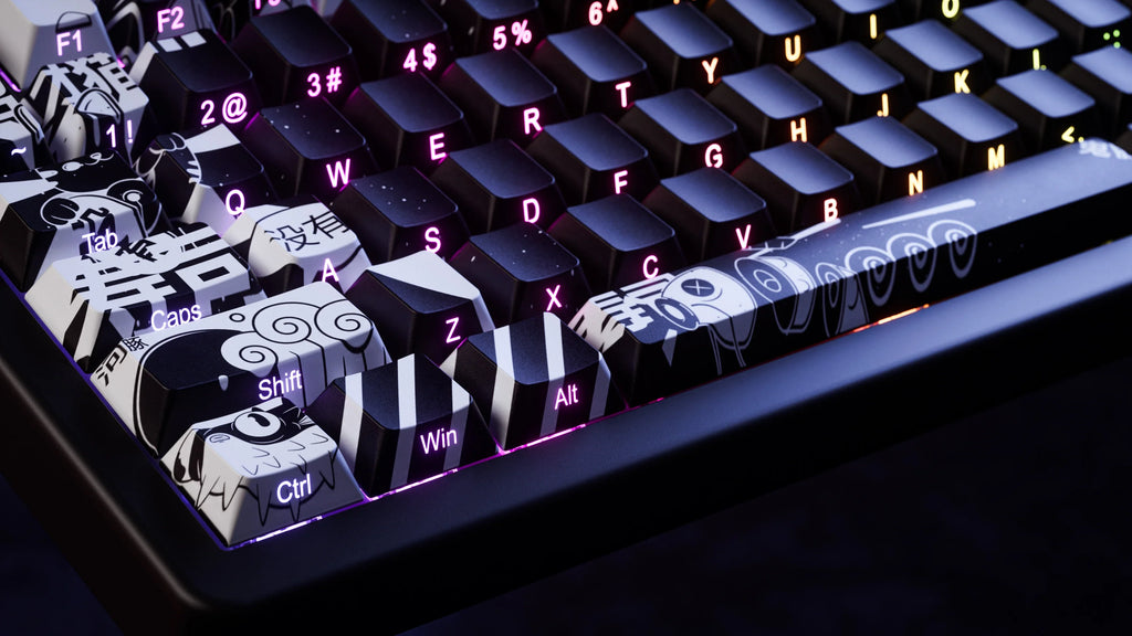 QwertyKey75 HE Momo – Tastatură Gaming Magnetică Hall Effect, Rapid Trigger, Snap Tap, Full RGB QwertyKey