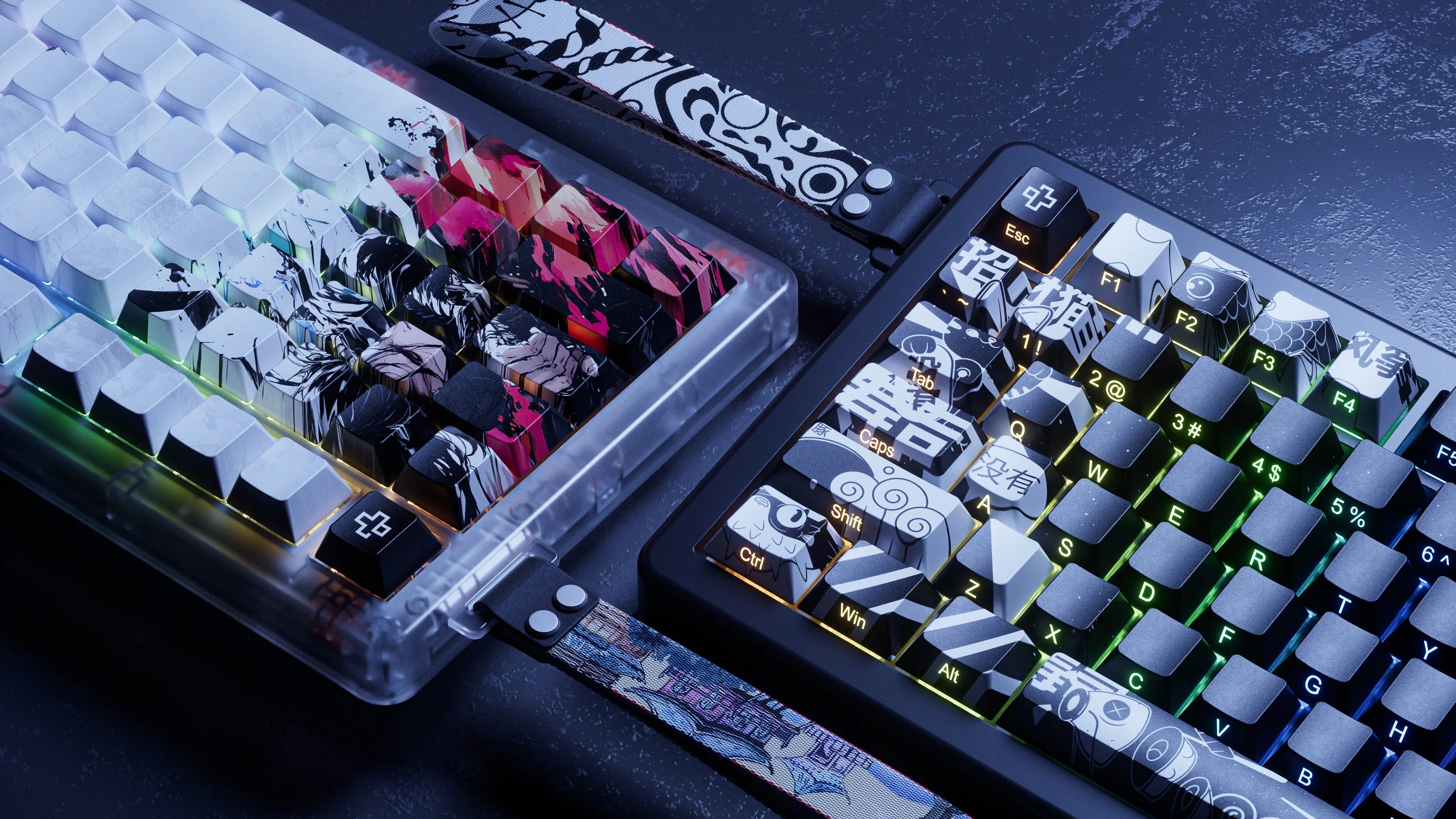 QwertyKey75 HE Momo – Tastatură Gaming Magnetică Hall Effect, Rapid Trigger, Snap Tap, Full RGB QwertyKey