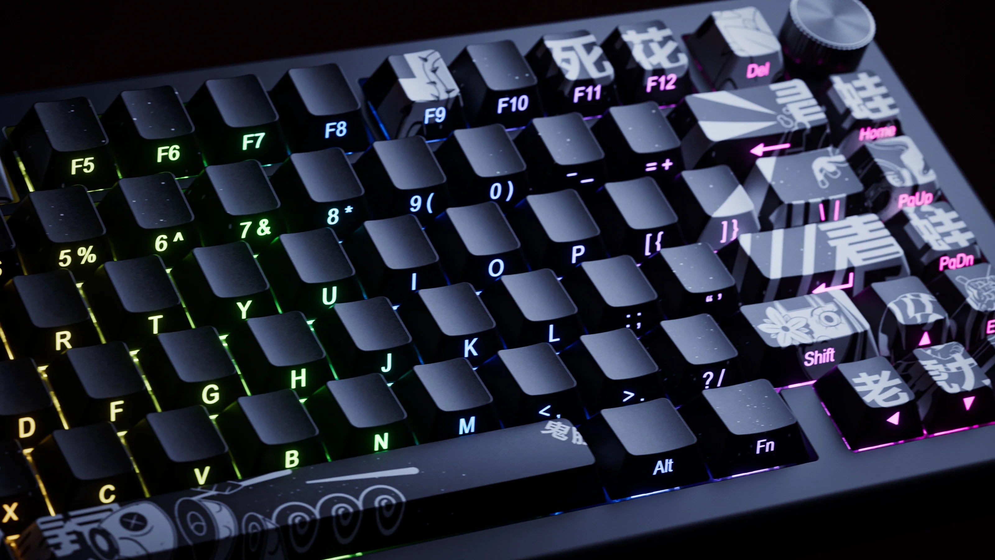 QwertyKey75 HE Momo – Tastatură Gaming Magnetică Hall Effect, Rapid Trigger, Snap Tap, Full RGB QwertyKey