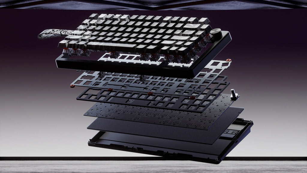 QwertyKey75 HE Momo – Tastatură Gaming Magnetică Hall Effect, Rapid Trigger, Snap Tap, Full RGB QwertyKey