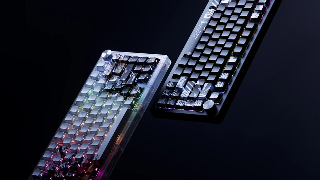 QwertyKey75 HE Momo – Tastatură Gaming Magnetică Hall Effect, Rapid Trigger, Snap Tap, Full RGB QwertyKey