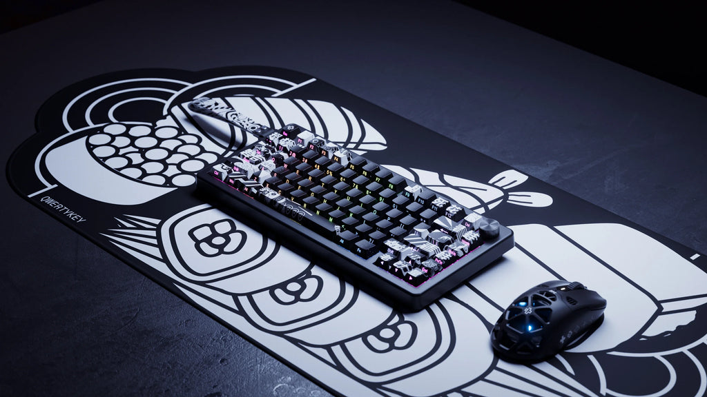 QwertyKey75 HE Momo – Tastatură Gaming Magnetică Hall Effect, Rapid Trigger, Snap Tap, Full RGB QwertyKey