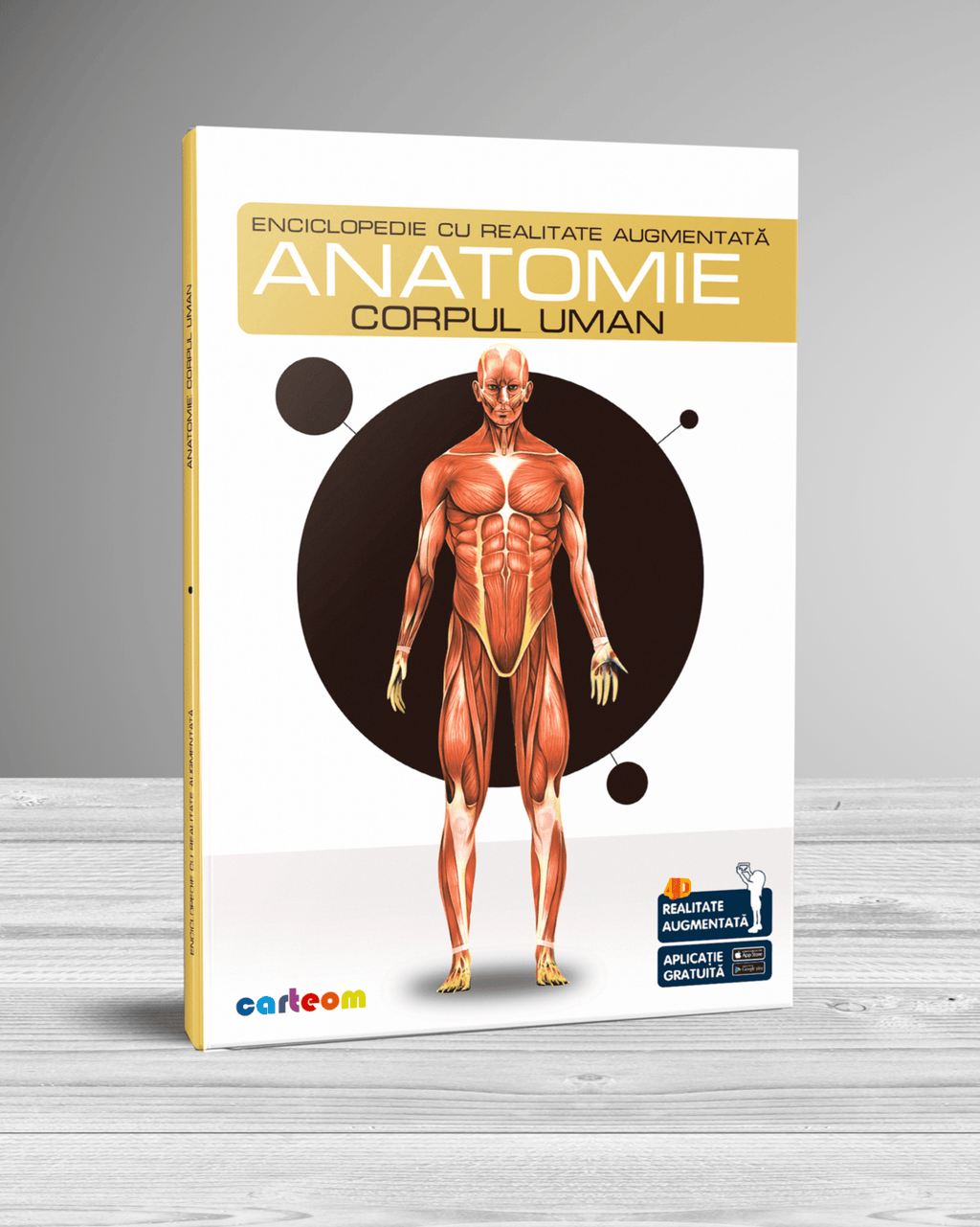 Anatomie vol.1-Corpul Uman, Enciclopedie cu Realitate Augmentată, 4D Carteom