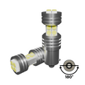 Set 2 x bec LED BA9S BAY9S BAX9S H6W LUSMAR™ Alb / Galben 900 lm Canbus - fara eroare LEDUL.ro