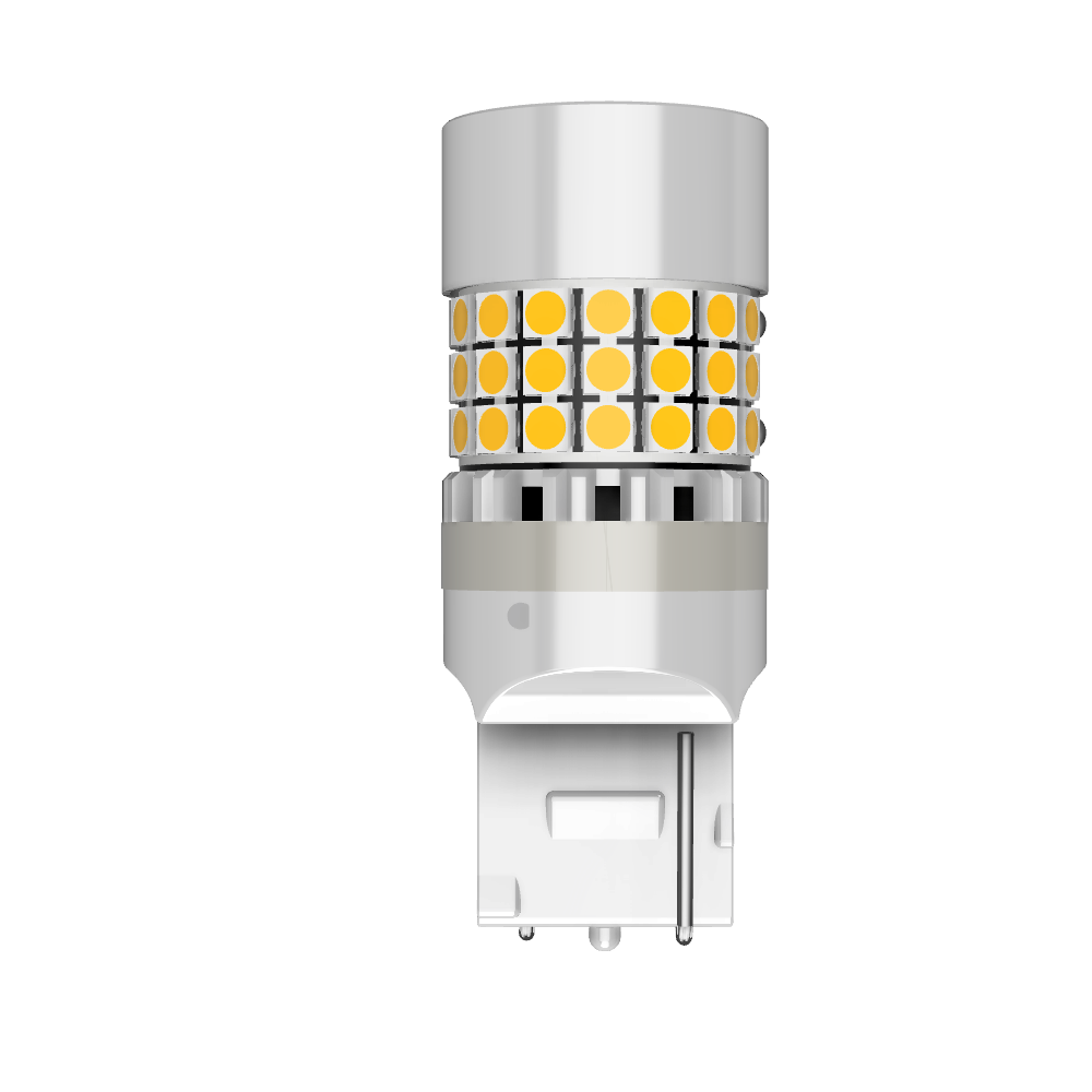 Set 2 x bec LED T20 W21W LUSMAR™ 7000 lm - fara eroare LEDUL.ro