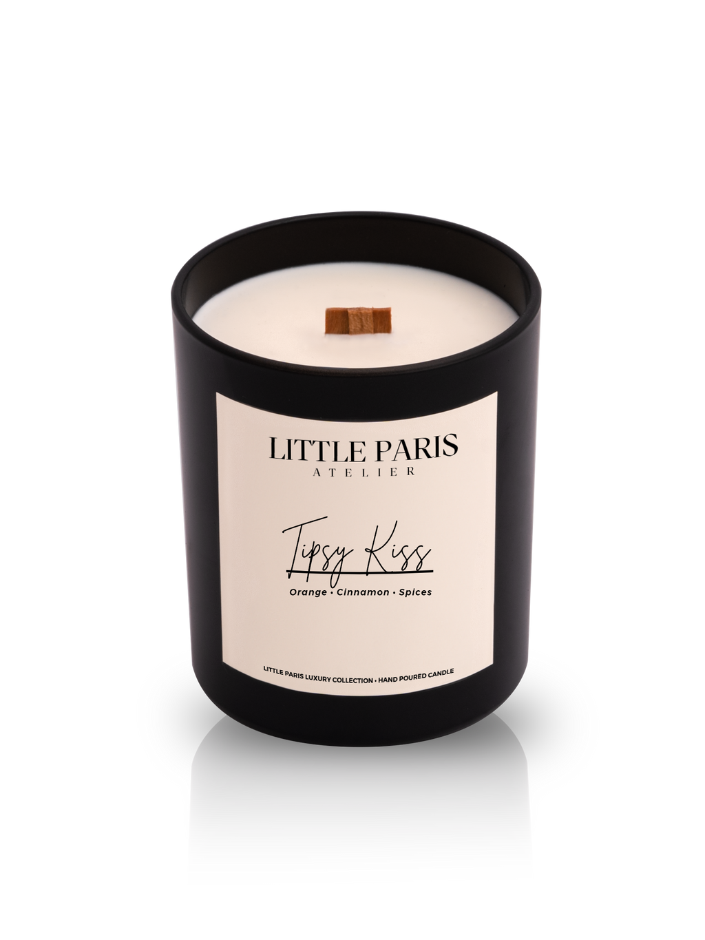 Lumânare parfumată Tipsy Kiss - Portocală • Scorțișoară • Condimente Little Paris Atelier