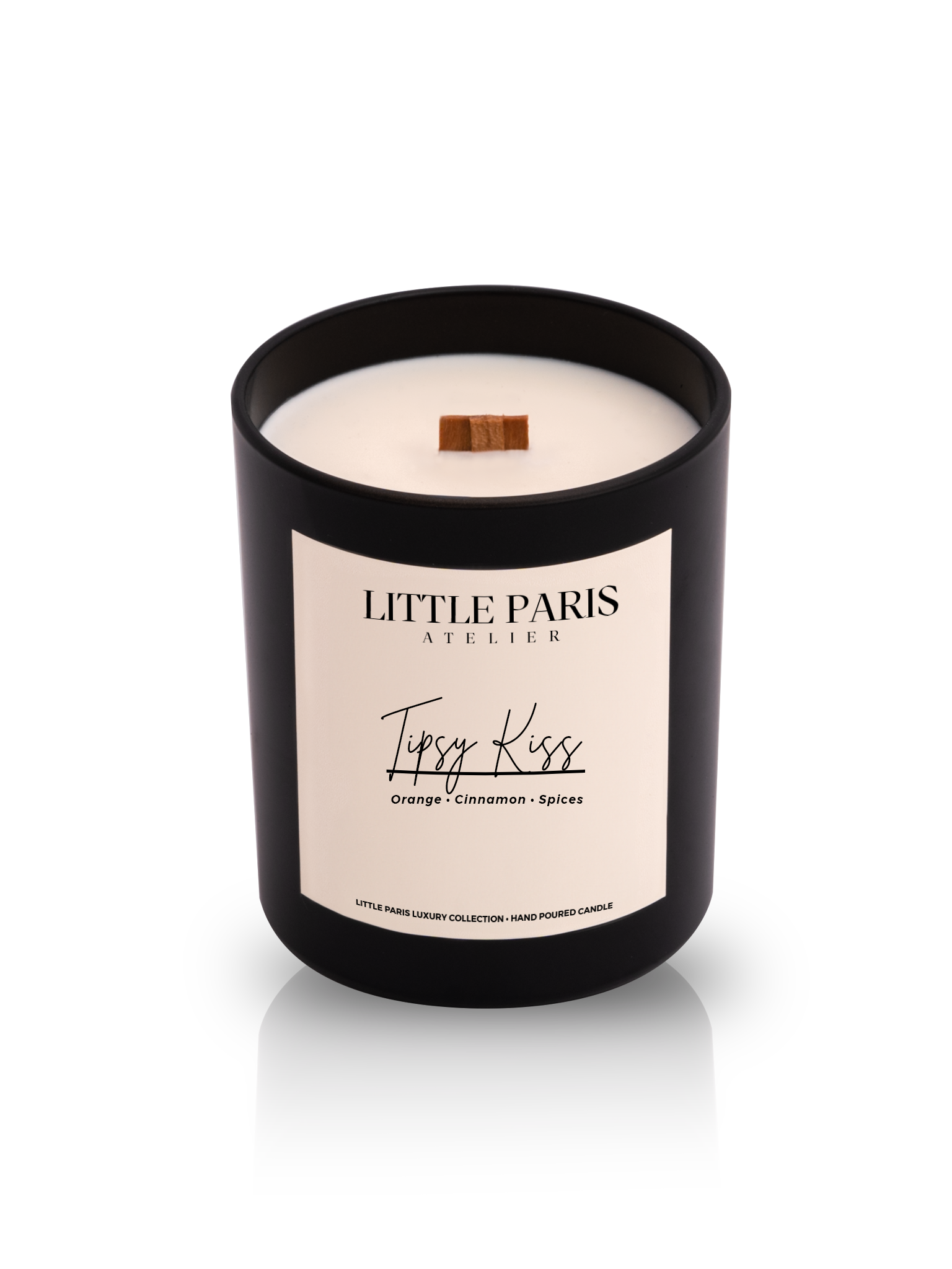 Lumânare parfumată Tipsy Kiss - Portocală • Scorțișoară • Condimente Little Paris Atelier