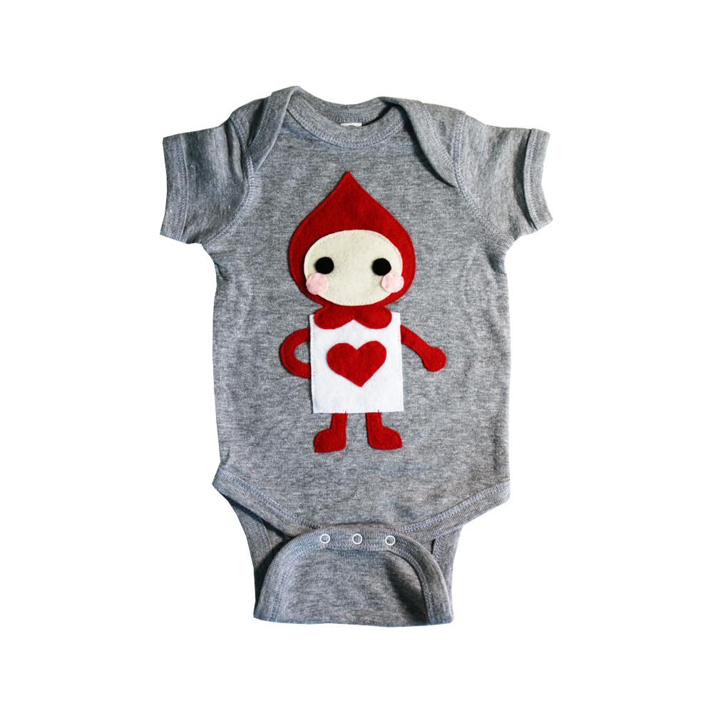 The Trumps - Heart - Alice's Adventure in Wonderland - Infant Bodysuit - Cart2u.ro