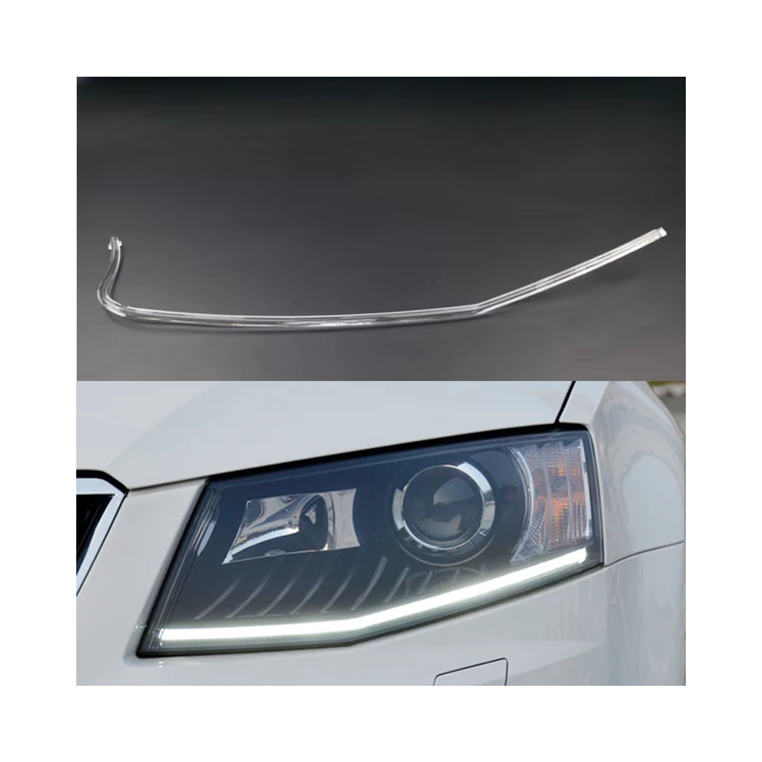 Set fibra optica reparatie DRL Skoda Octavia III LEDUL.ro