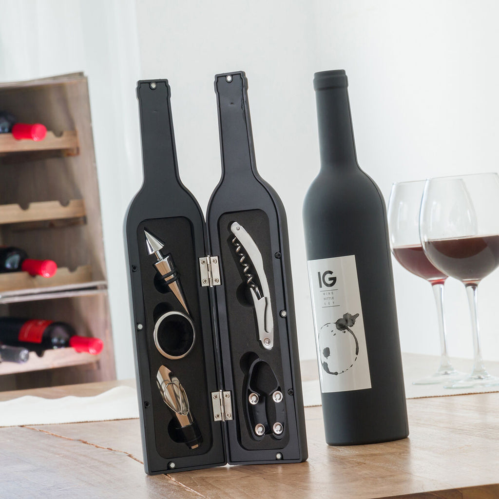 Bottle Wine Set InnovaGoods 5 Pieces - Cart2u.ro