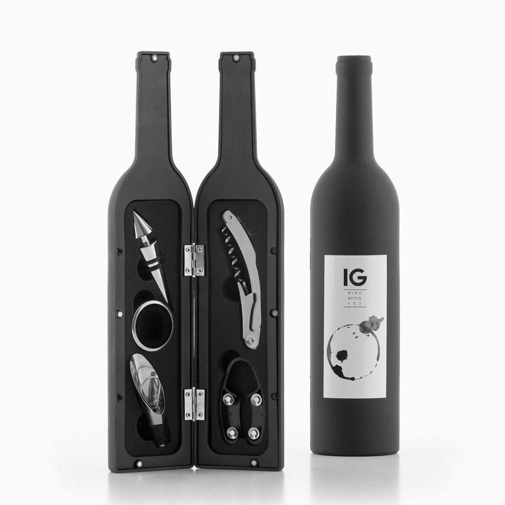 Bottle Wine Set InnovaGoods 5 Pieces - Cart2u.ro