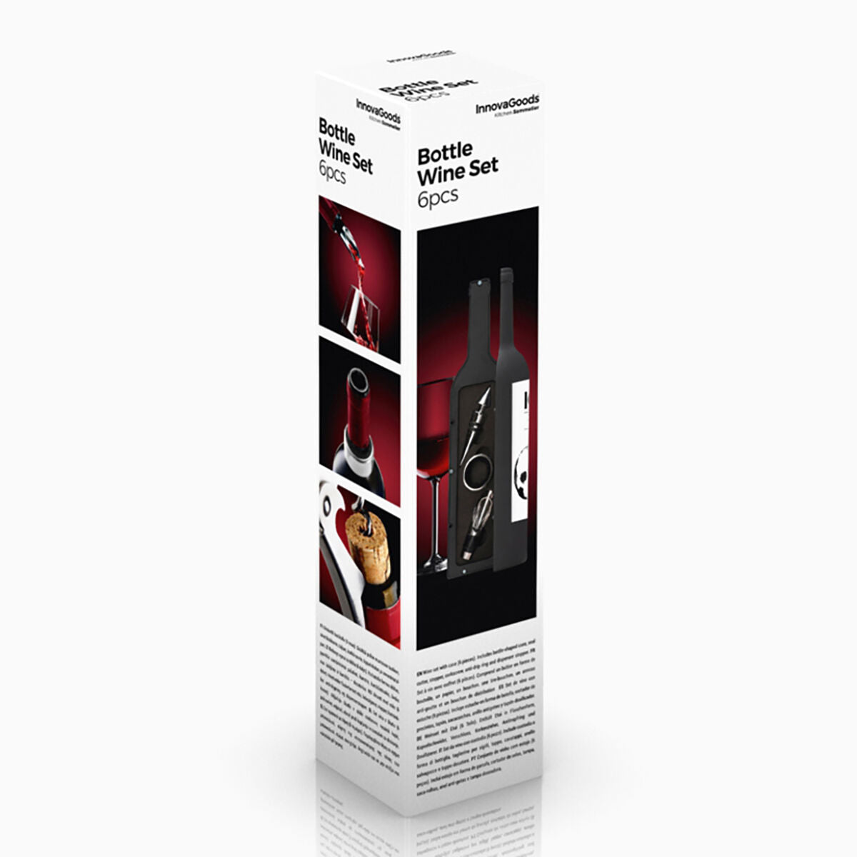 Bottle Wine Set InnovaGoods 5 Pieces - Cart2u.ro
