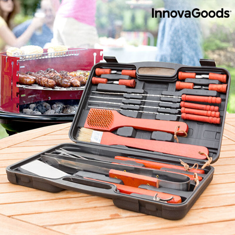Barbecue Case Barbecase InnovaGoods 18 Pieces - Cart2u.ro