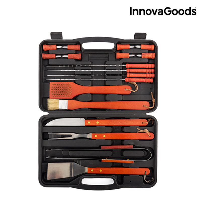 Barbecue Case Barbecase InnovaGoods 18 Pieces - Cart2u.ro