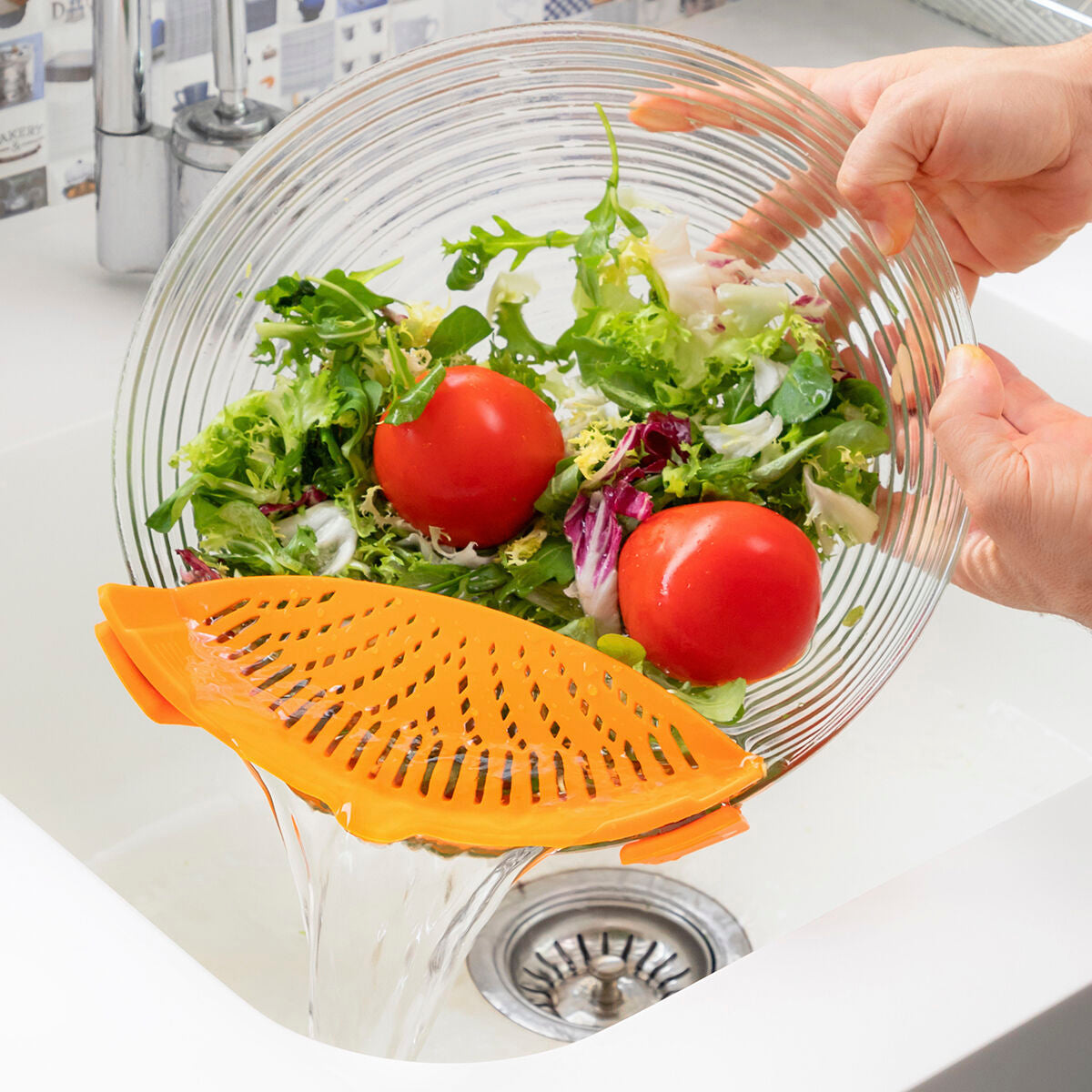 Silicone Strainer Pastrainer InnovaGoods - Cart2u.ro