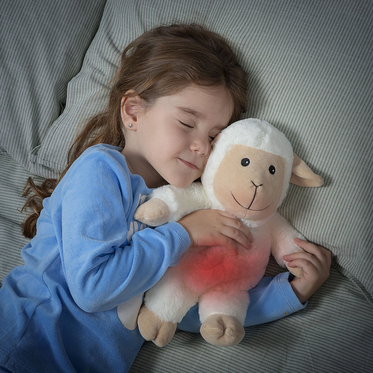 Sheep Soft Toy with Warming and Cooling Effect Wooly InnovaGoods - Cart2u.ro