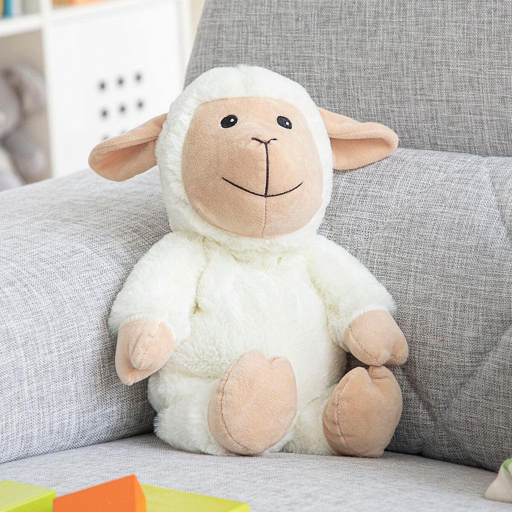 Sheep Soft Toy with Warming and Cooling Effect Wooly InnovaGoods - Cart2u.ro