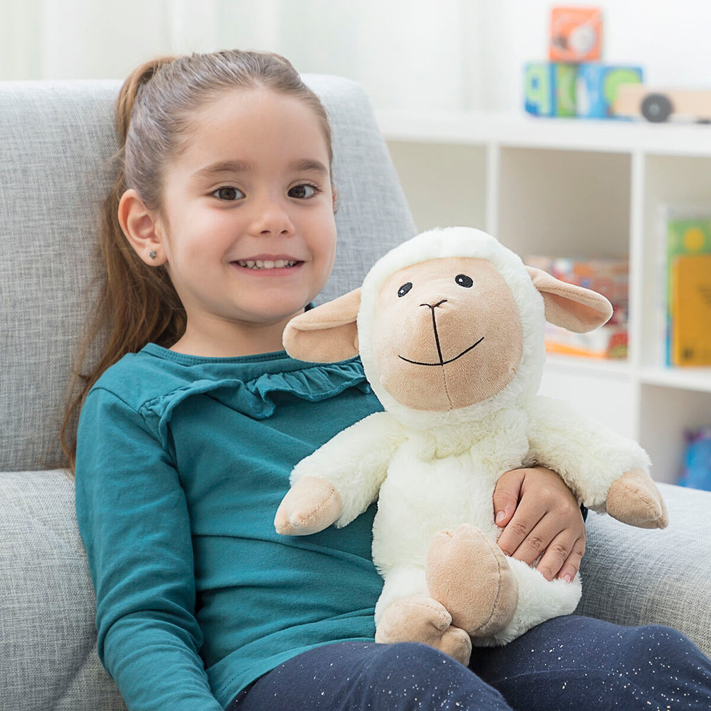 Sheep Soft Toy with Warming and Cooling Effect Wooly InnovaGoods - Cart2u.ro