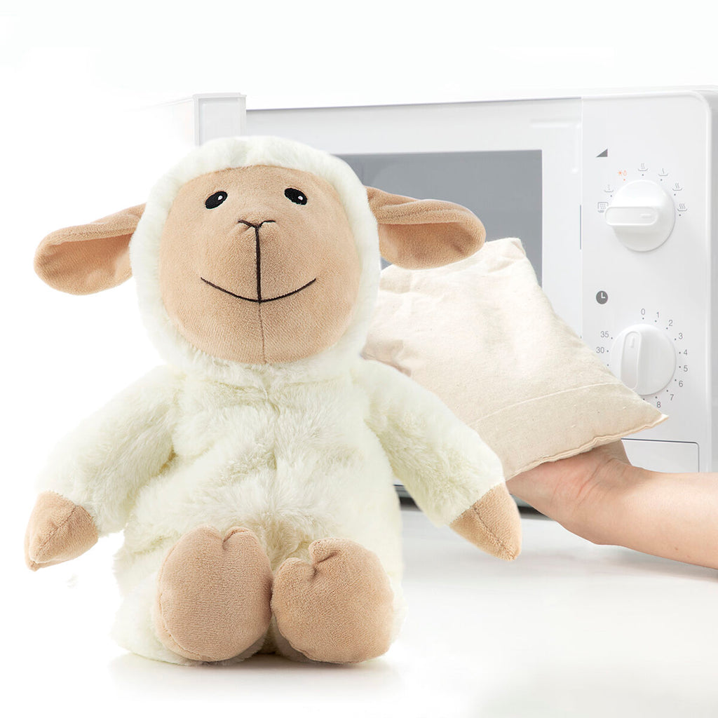 Sheep Soft Toy with Warming and Cooling Effect Wooly InnovaGoods - Cart2u.ro