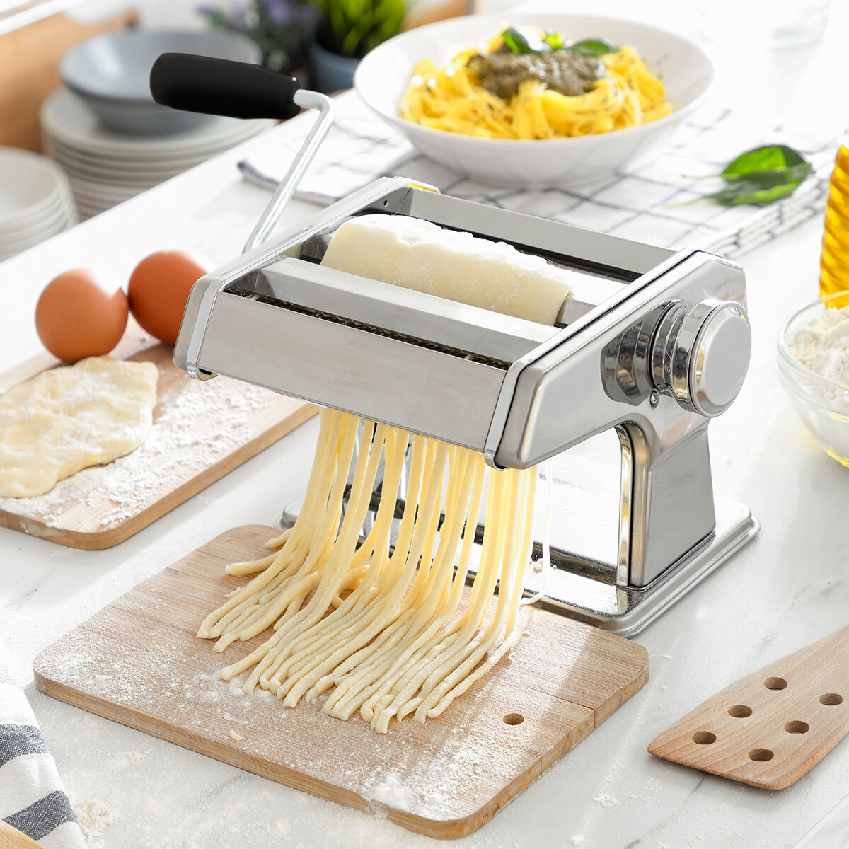Machine for making Fresh Pasta with Recipes Frashta InnovaGoods - Cart2u.ro