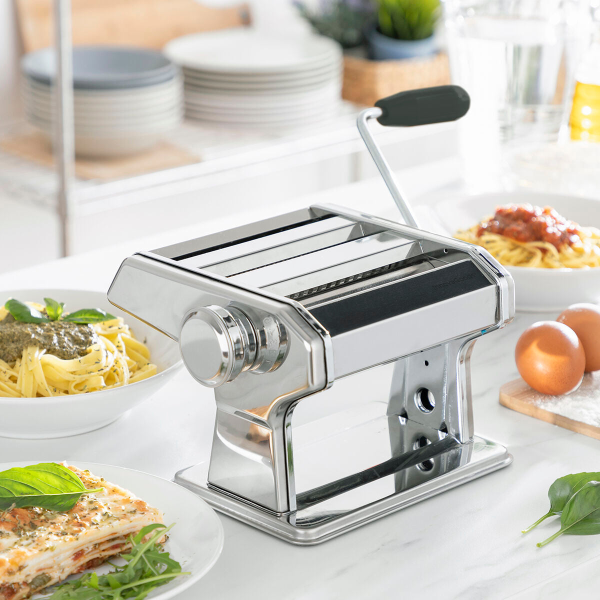 Machine for making Fresh Pasta with Recipes Frashta InnovaGoods - Cart2u.ro