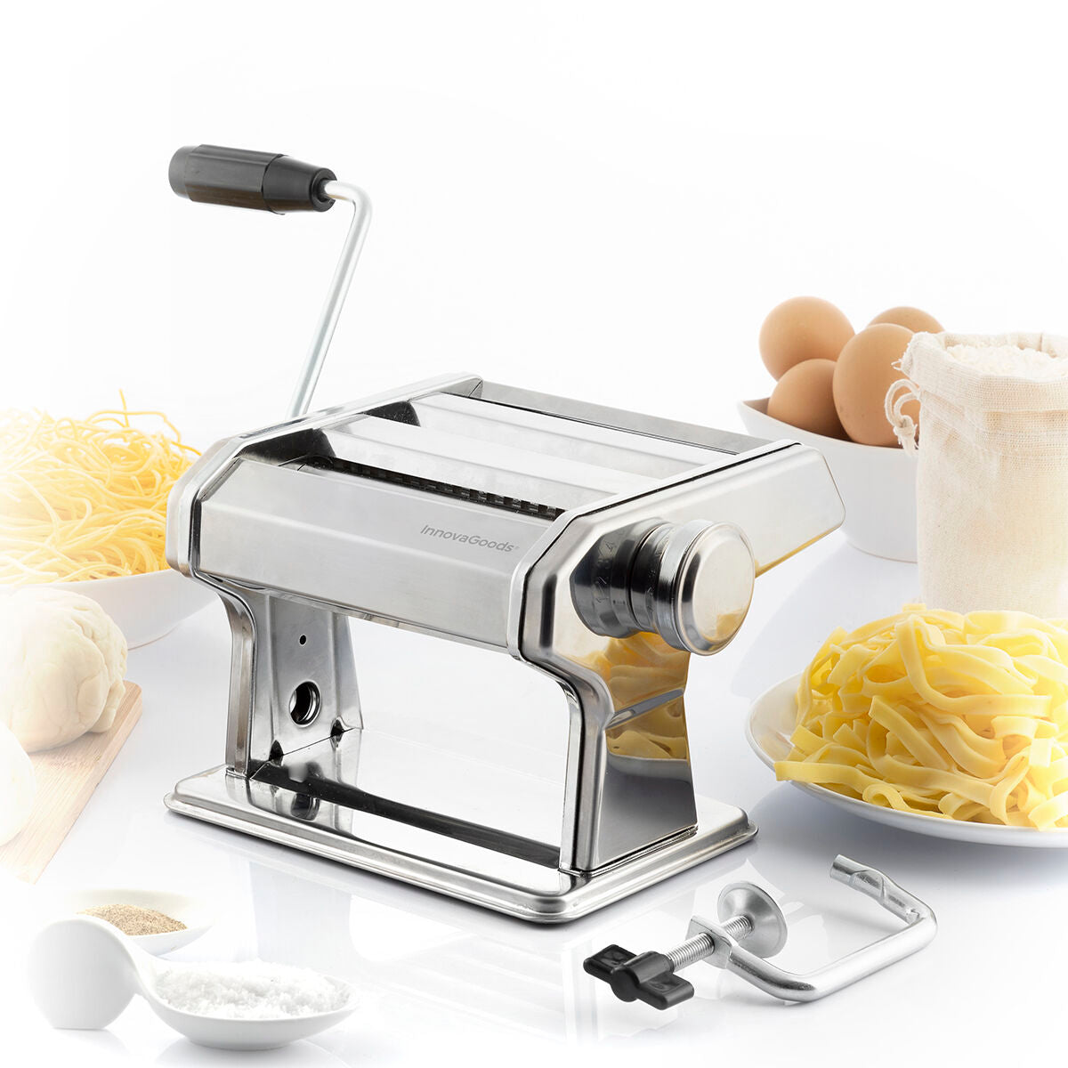 Machine for making Fresh Pasta with Recipes Frashta InnovaGoods - Cart2u.ro