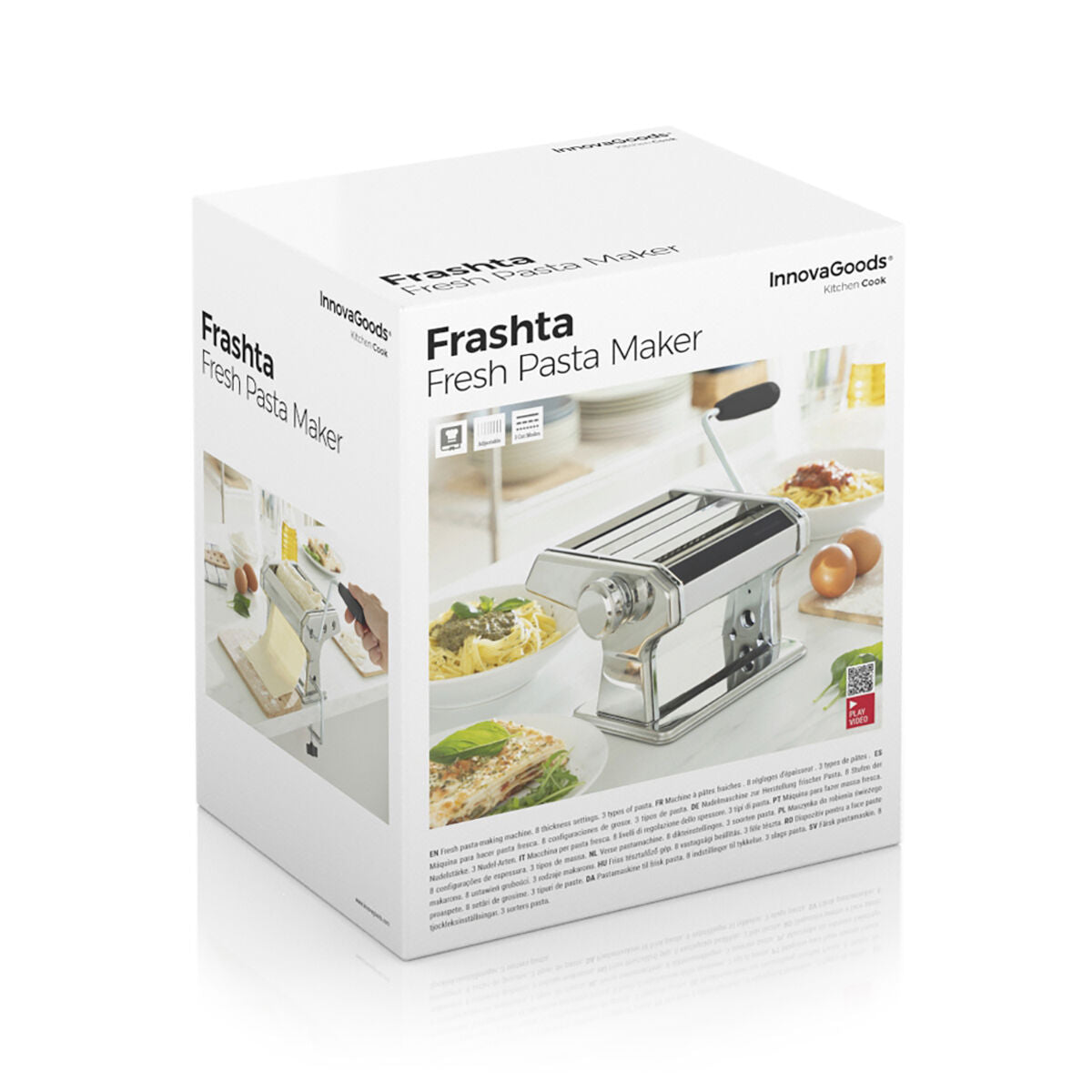 Machine for making Fresh Pasta with Recipes Frashta InnovaGoods - Cart2u.ro