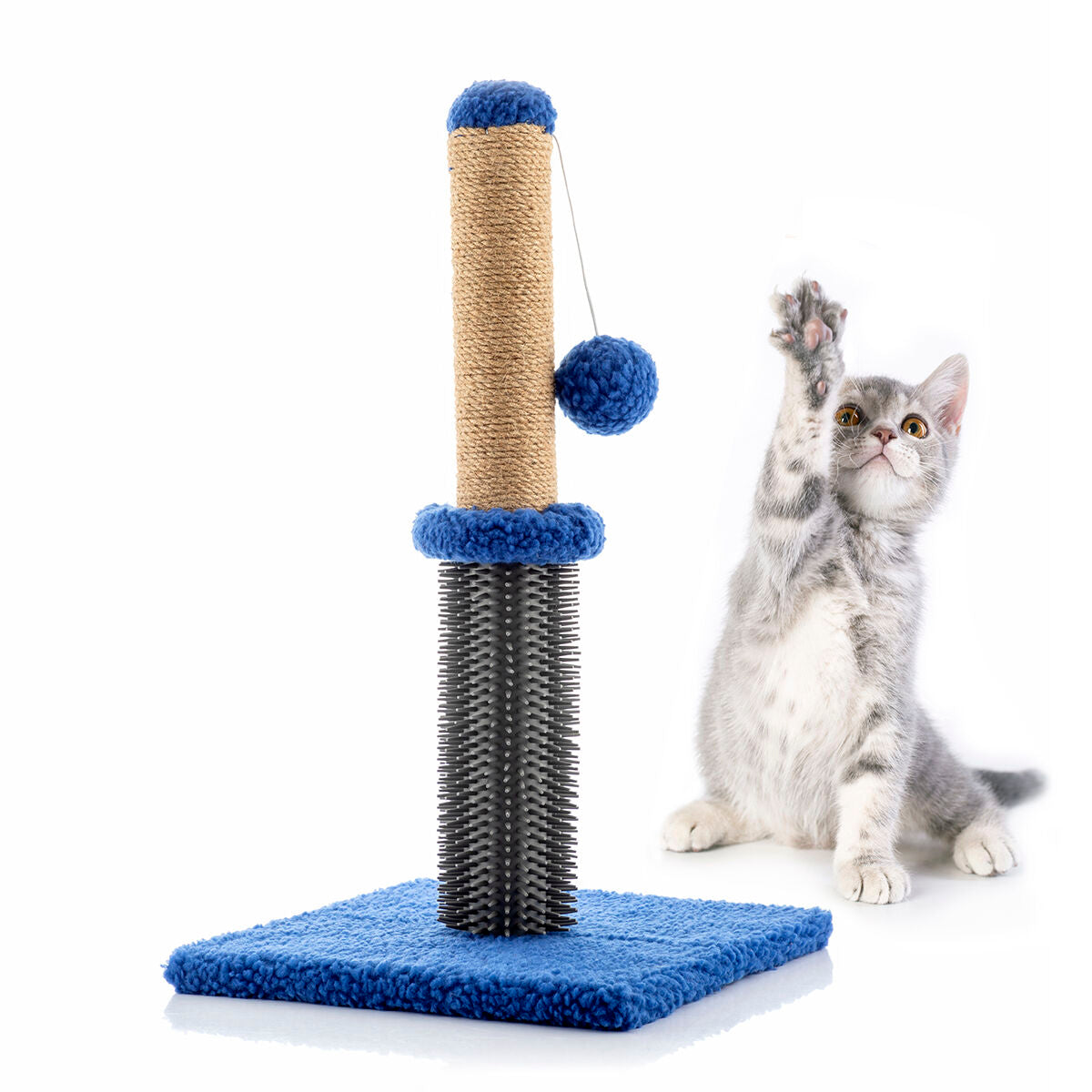 Cat Scratching and Massage Post with Ball Miausage InnovaGoods - Cart2u.ro