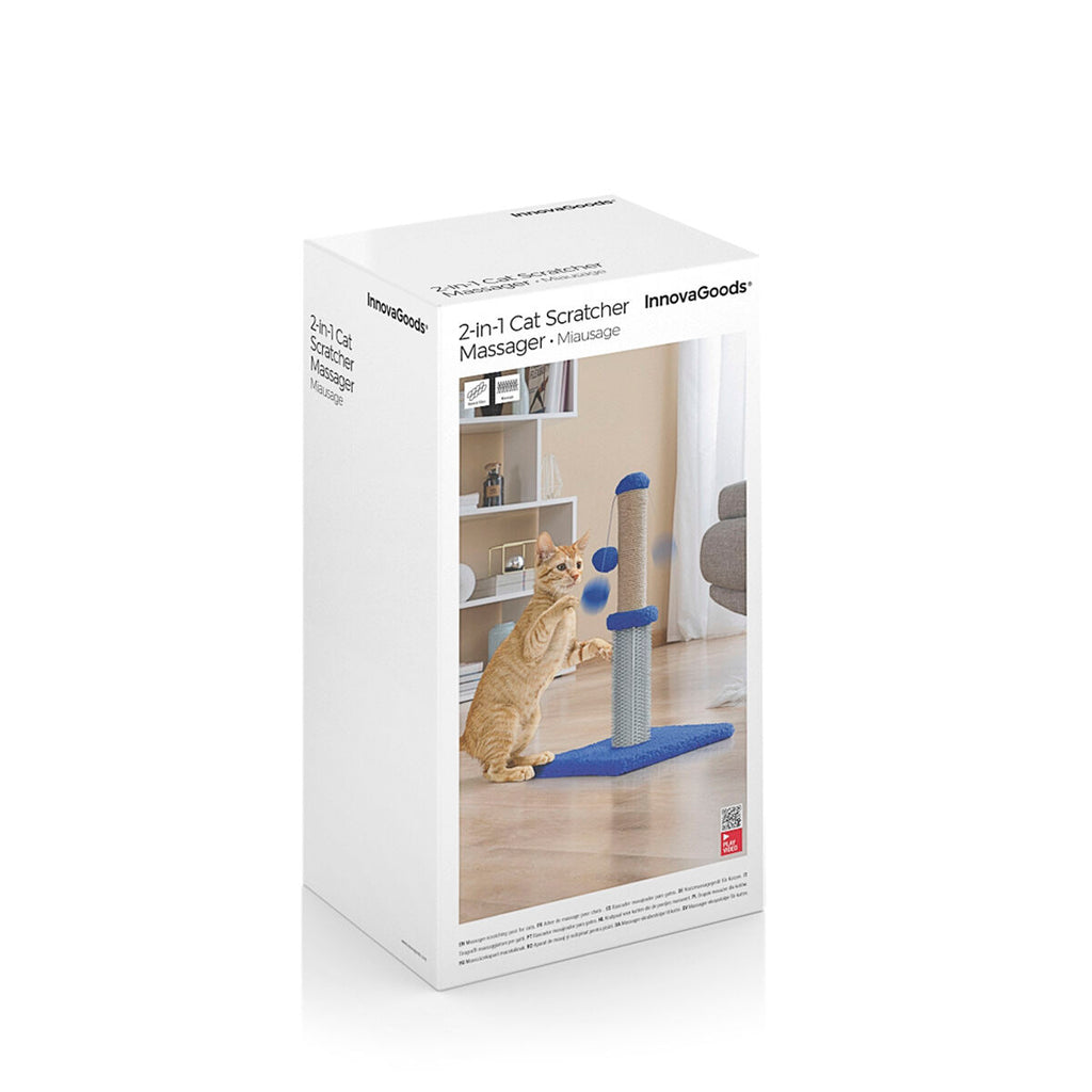 Cat Scratching and Massage Post with Ball Miausage InnovaGoods - Cart2u.ro
