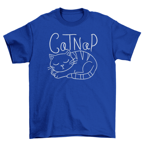 Cat taking a nap t-shirt - Cart2u.ro