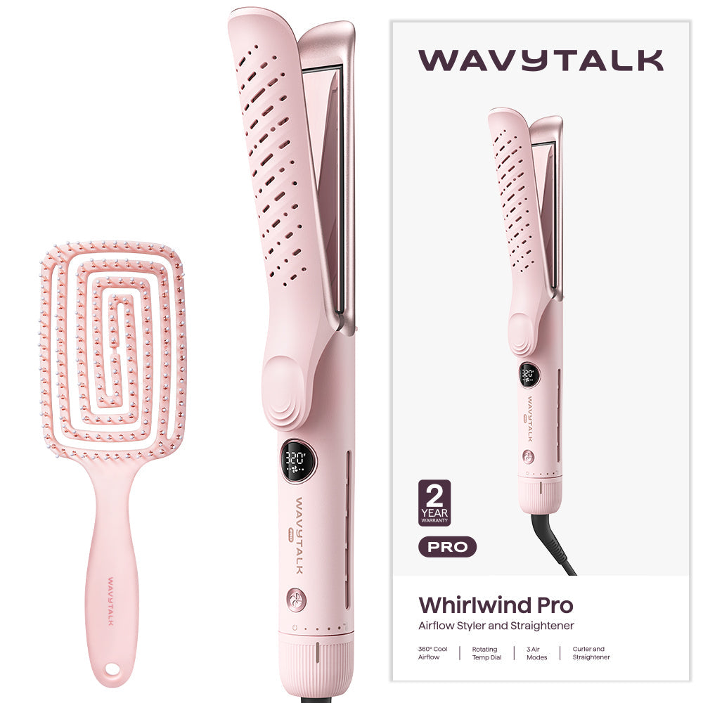 Aparat de ondulat și îndreptat Whirlwind Pro Wavytalk Aura Beauty