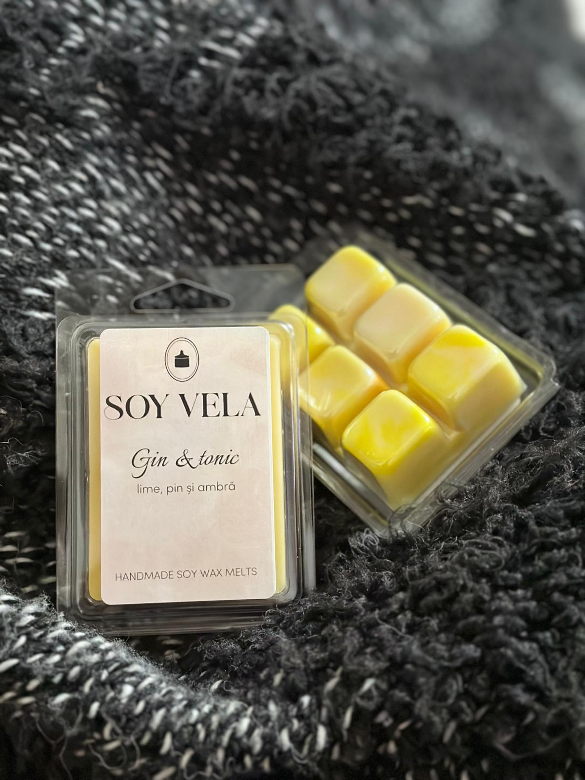 Ceară parfumată Gin & tonic SOY VELA