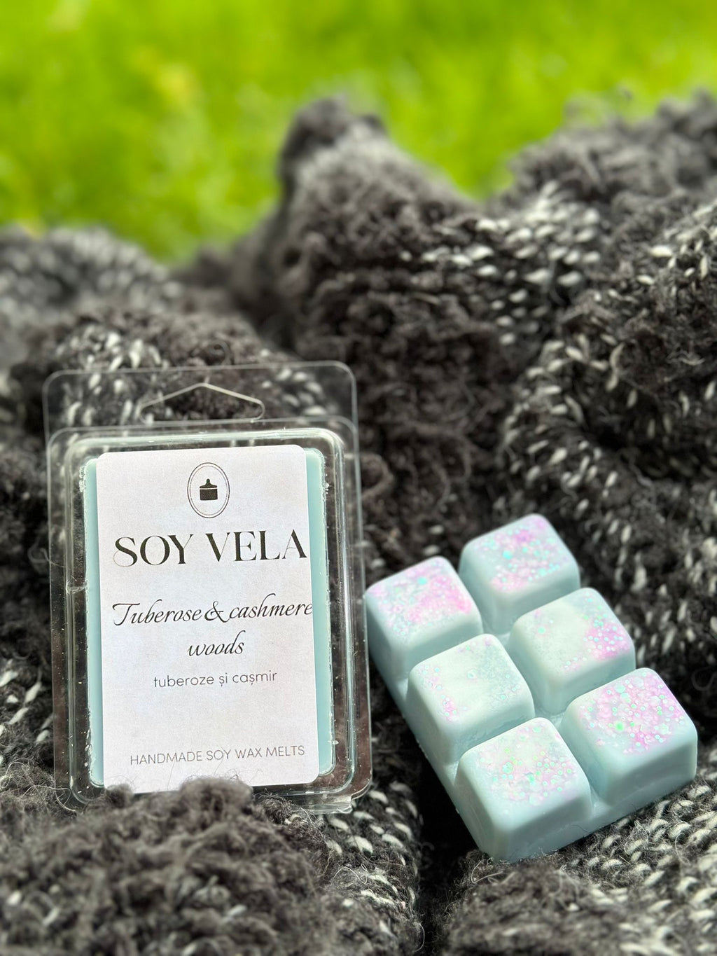 Ceară parfumată Tuberose & cashmere woods SOY VELA