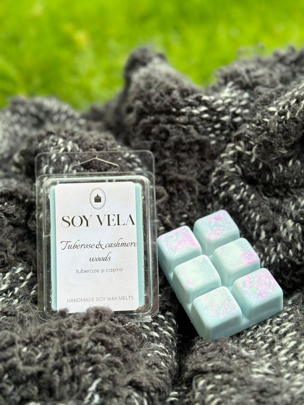 Ceară parfumată Tuberose & cashmere woods SOY VELA