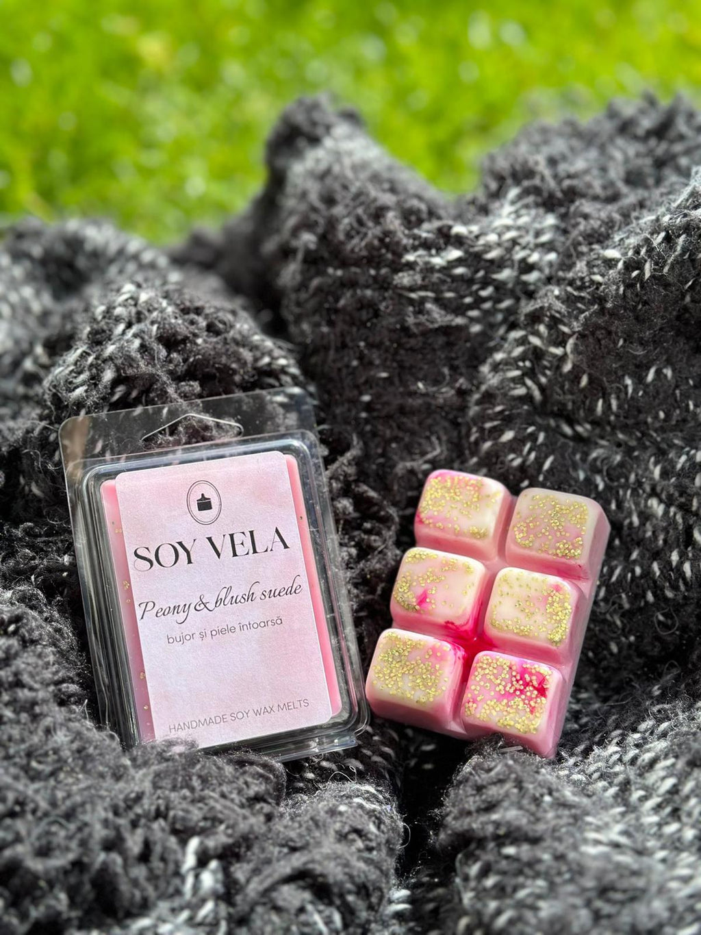 Ceară parfumată Peony & blush suede SOY VELA