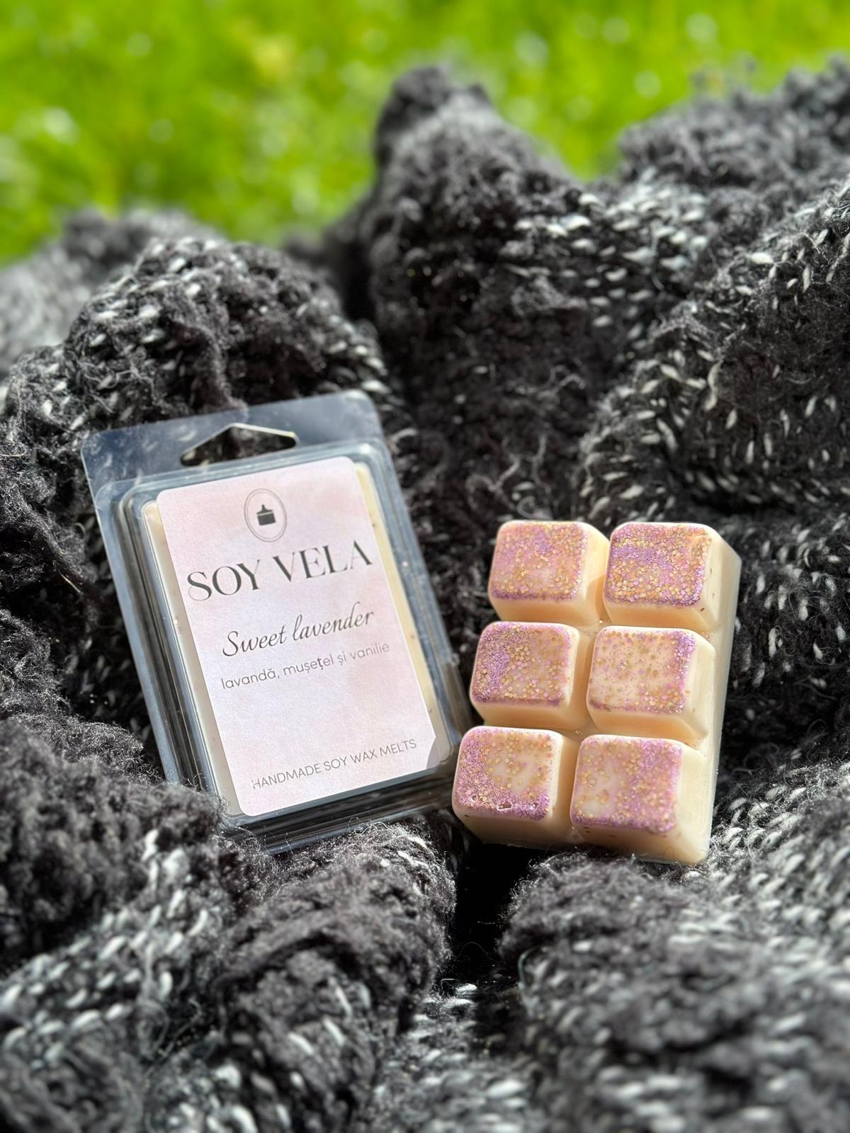 Ceară parfumată Sweet lavender SOY VELA