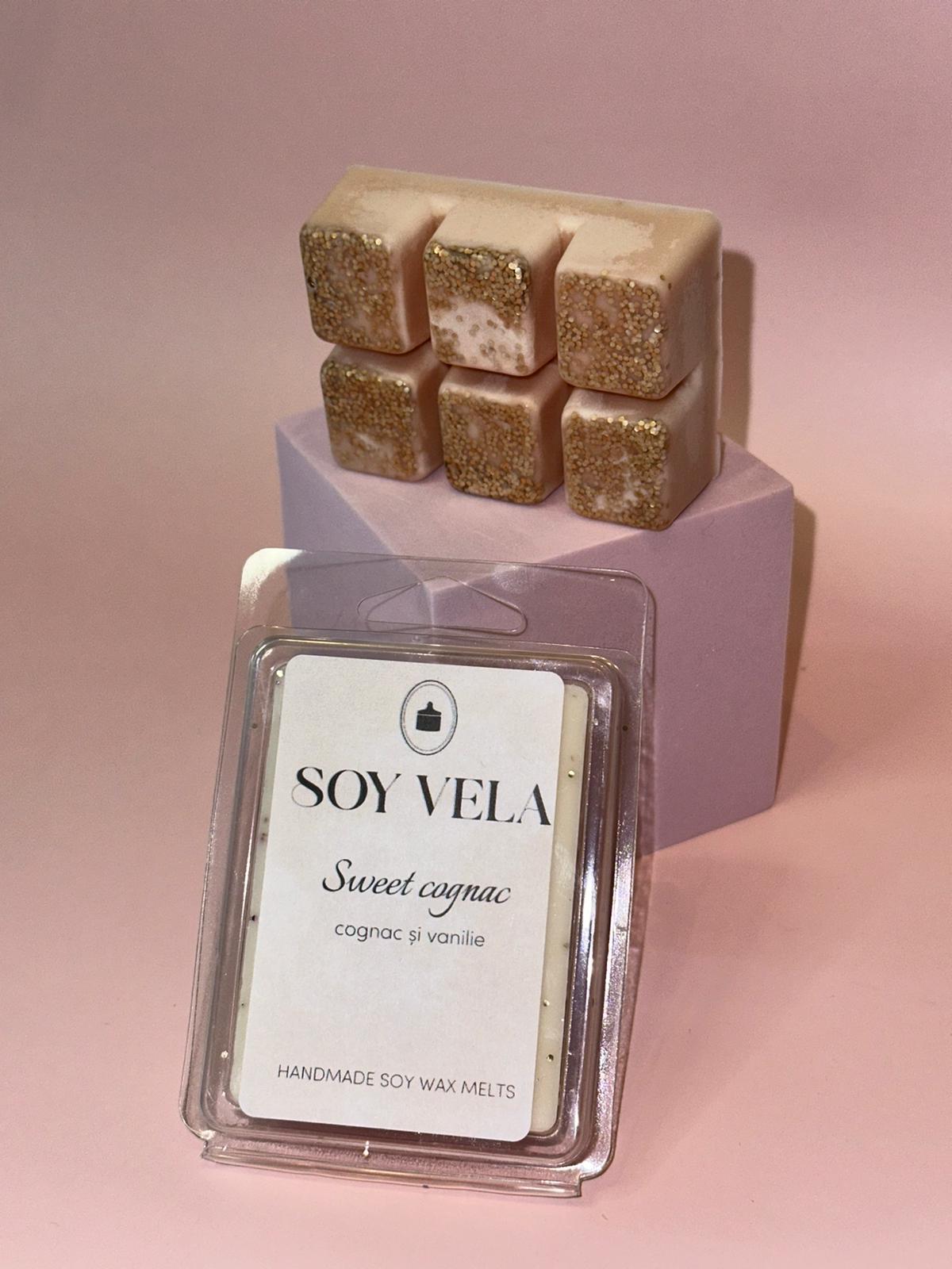 Ceară parfumată Sweet cognac SOY VELA