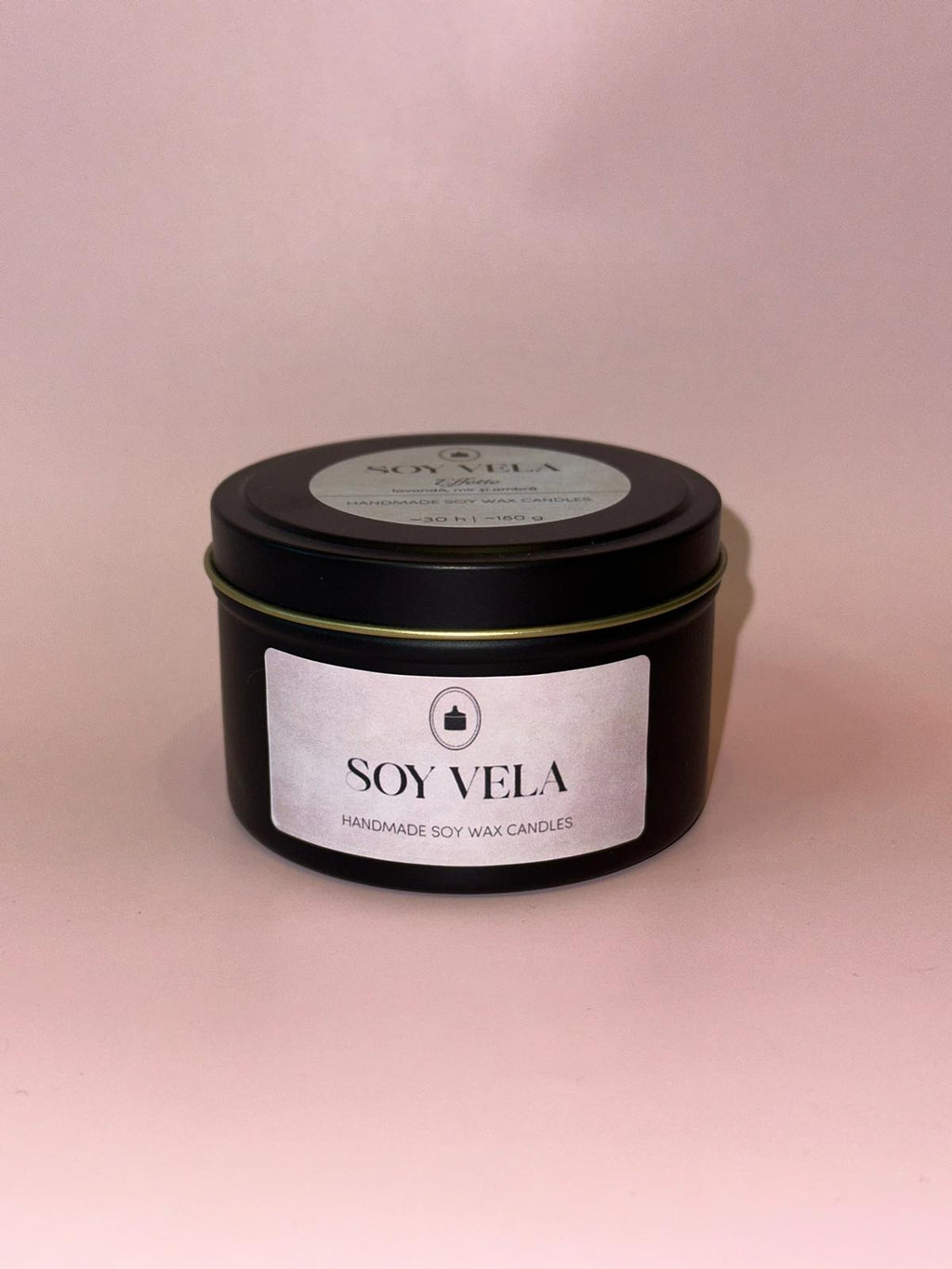 Lumânare cutie travel SOY VELA