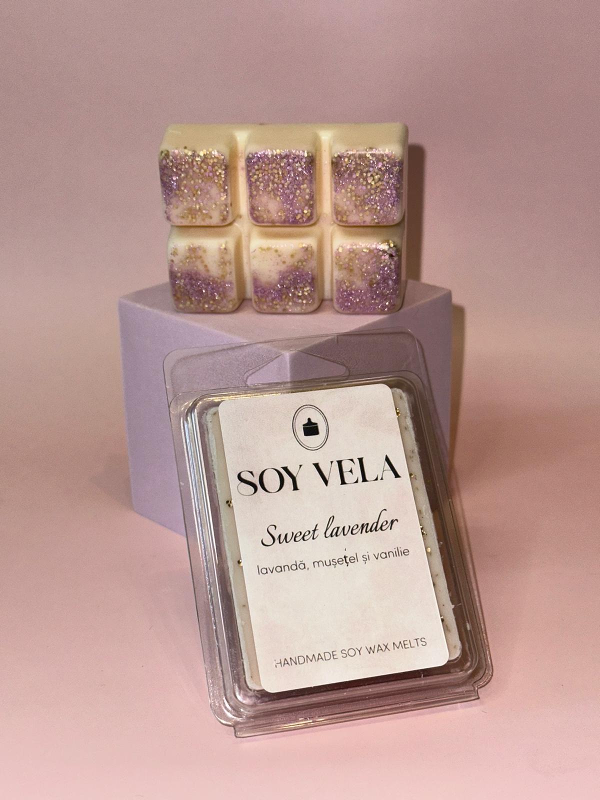 Ceară parfumată Sweet lavender SOY VELA