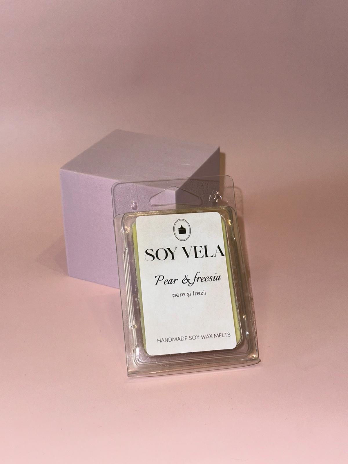Ceară parfumată Pear & freesia SOY VELA