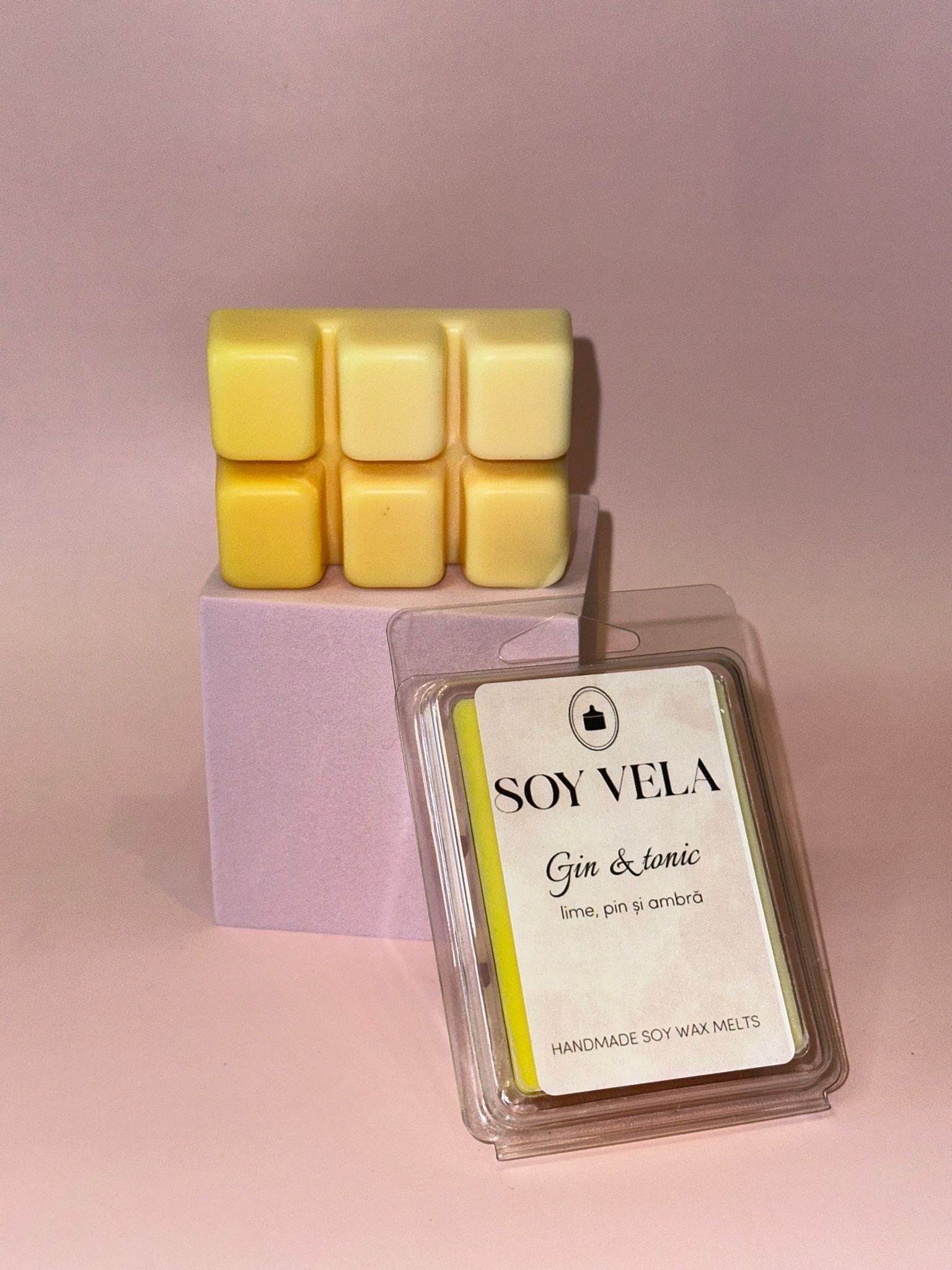 Ceară parfumată Gin & tonic SOY VELA