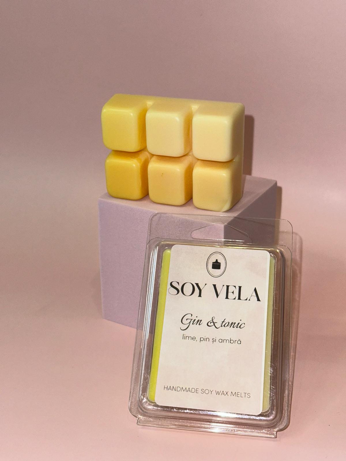 Ceară parfumată Gin & tonic SOY VELA