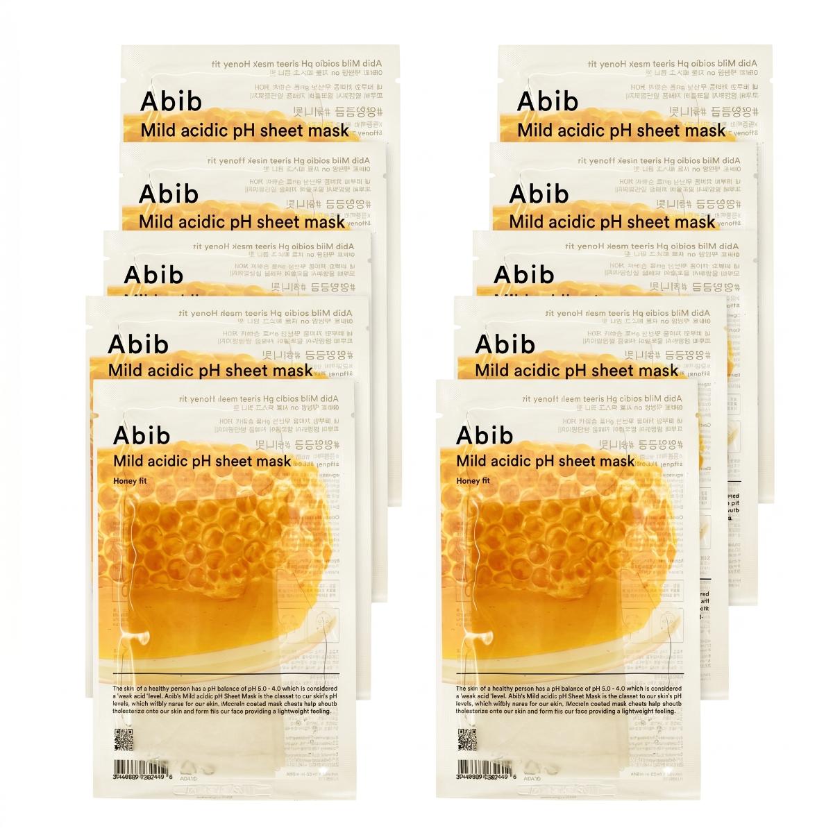 Abib Mild Acidic pH Sheet Mask Honey Fit 10 Sheets