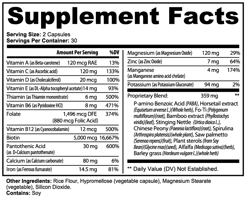 Hair, Skin and Nails Essentials Capsules - Cart2u.ro