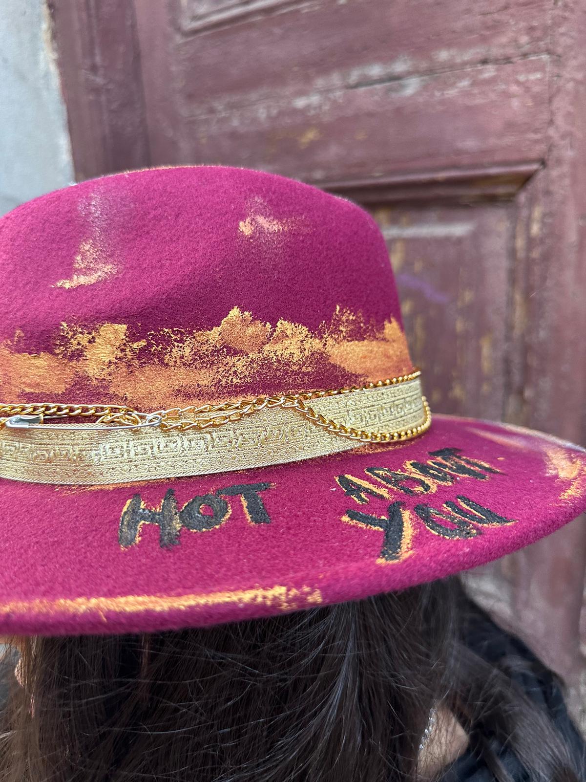 Artistic Hat - Handpainted Premium Allabout_painting