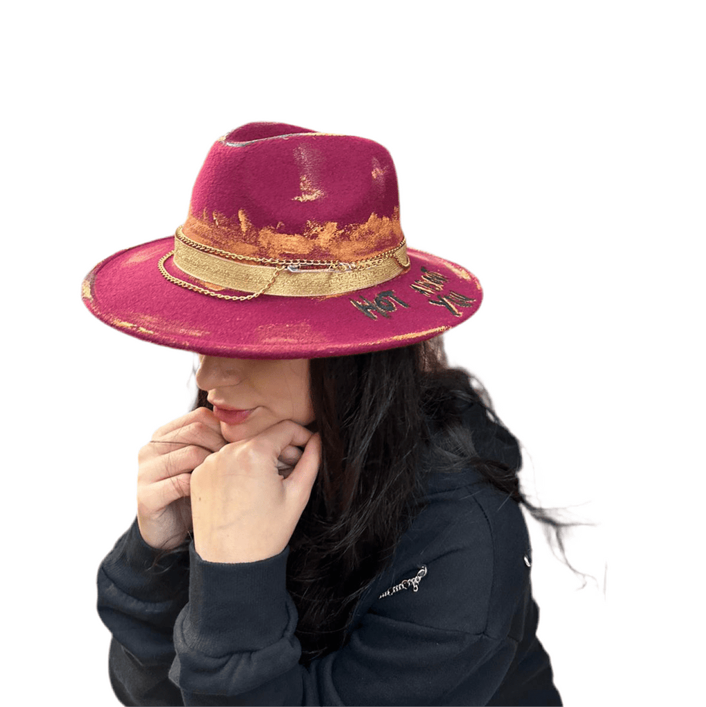 Artistic Hat - Handpainted Premium Allabout_painting