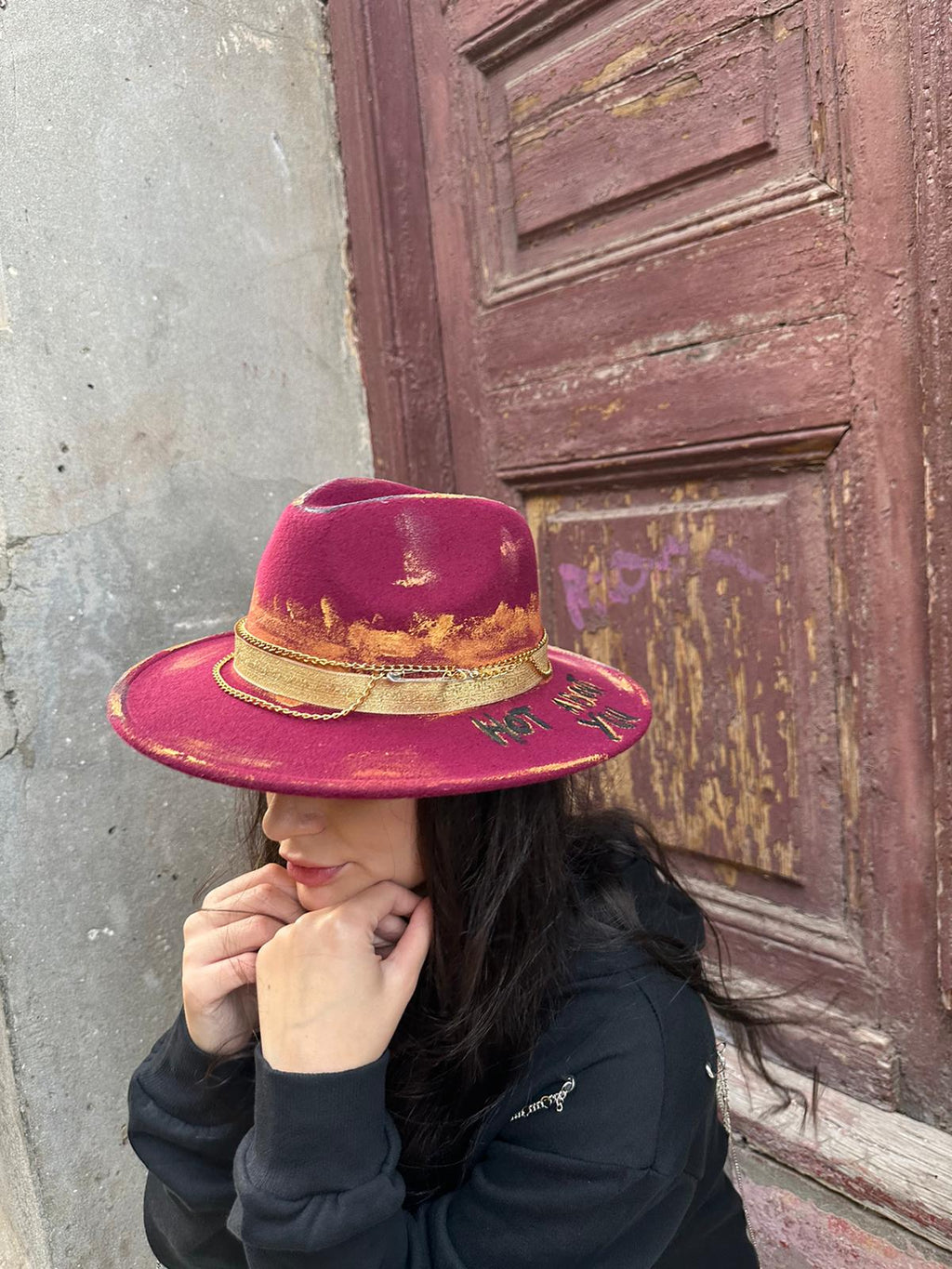Artistic Hat - Handpainted Premium Allabout_painting