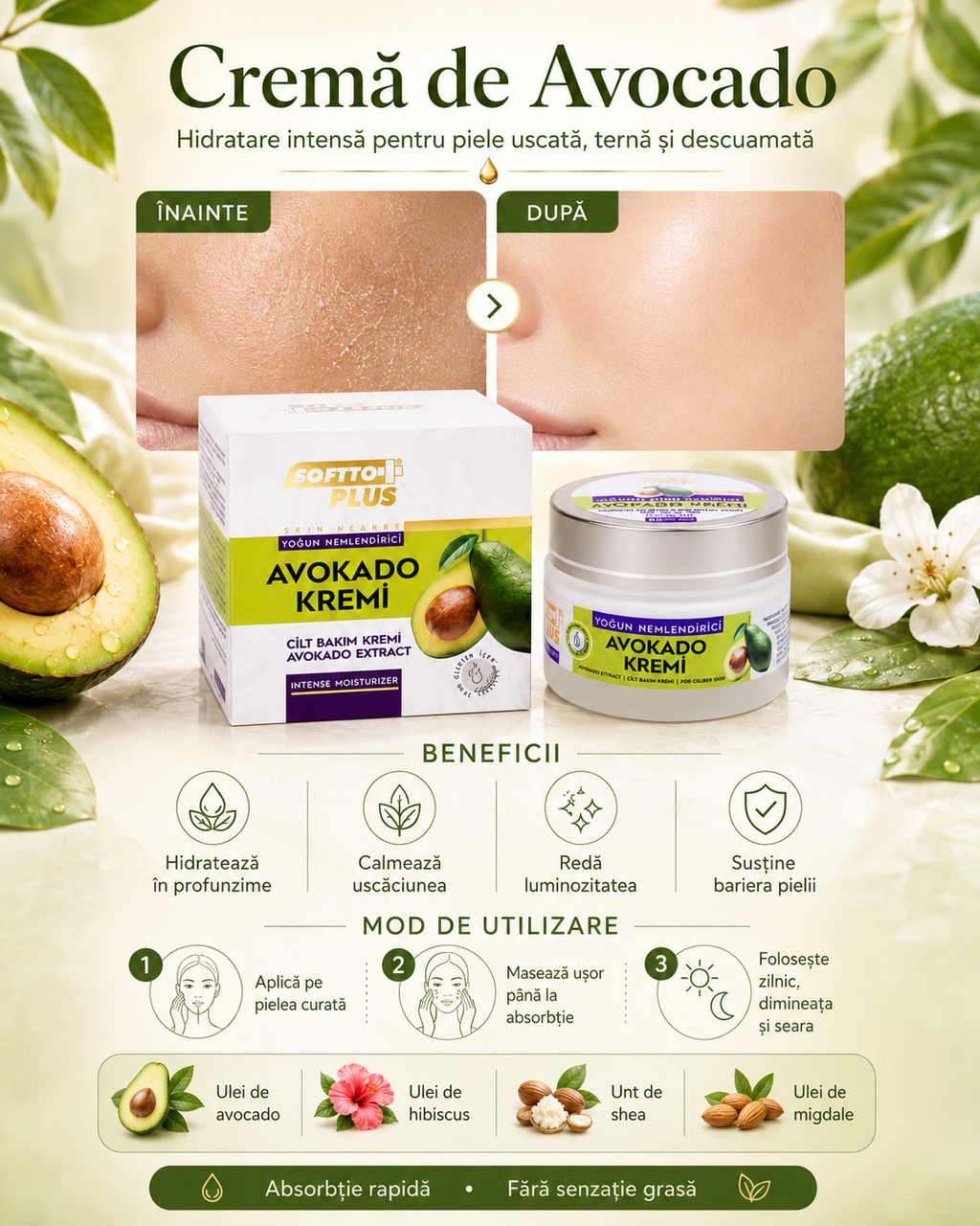 Cremă de Avocado CRABLAND