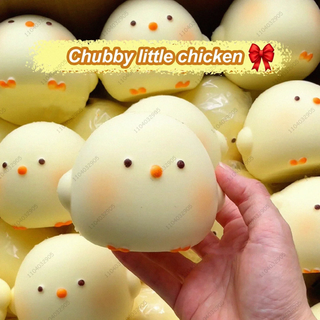 HOT! Cute Giant Chick Squishy Toy Slow-Rising Stress Relief & Sensory Fidget Toy for Kids and Adults Anxiety ADHD Autism Relief